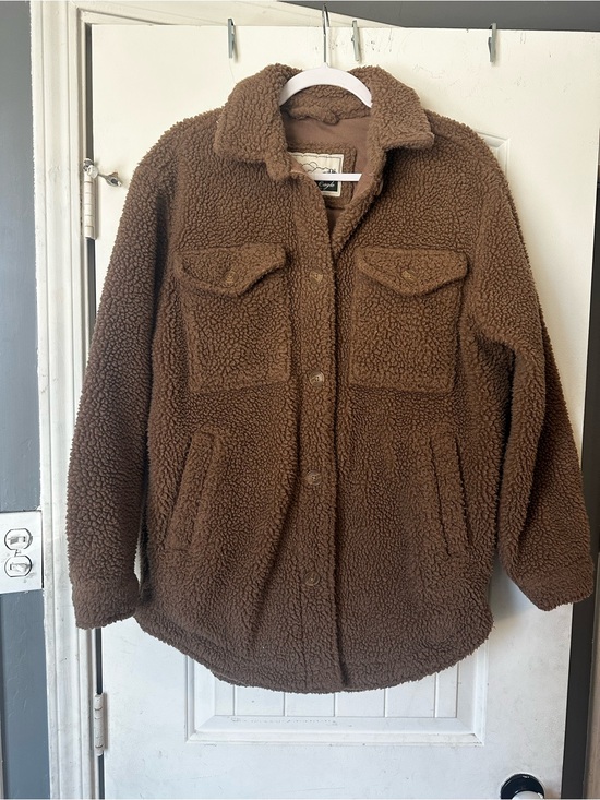 American Eagle Outfitters Jackets & Blazers - American Eagle Teddy Bear Oversized Sherpa Fleece Jacket Small